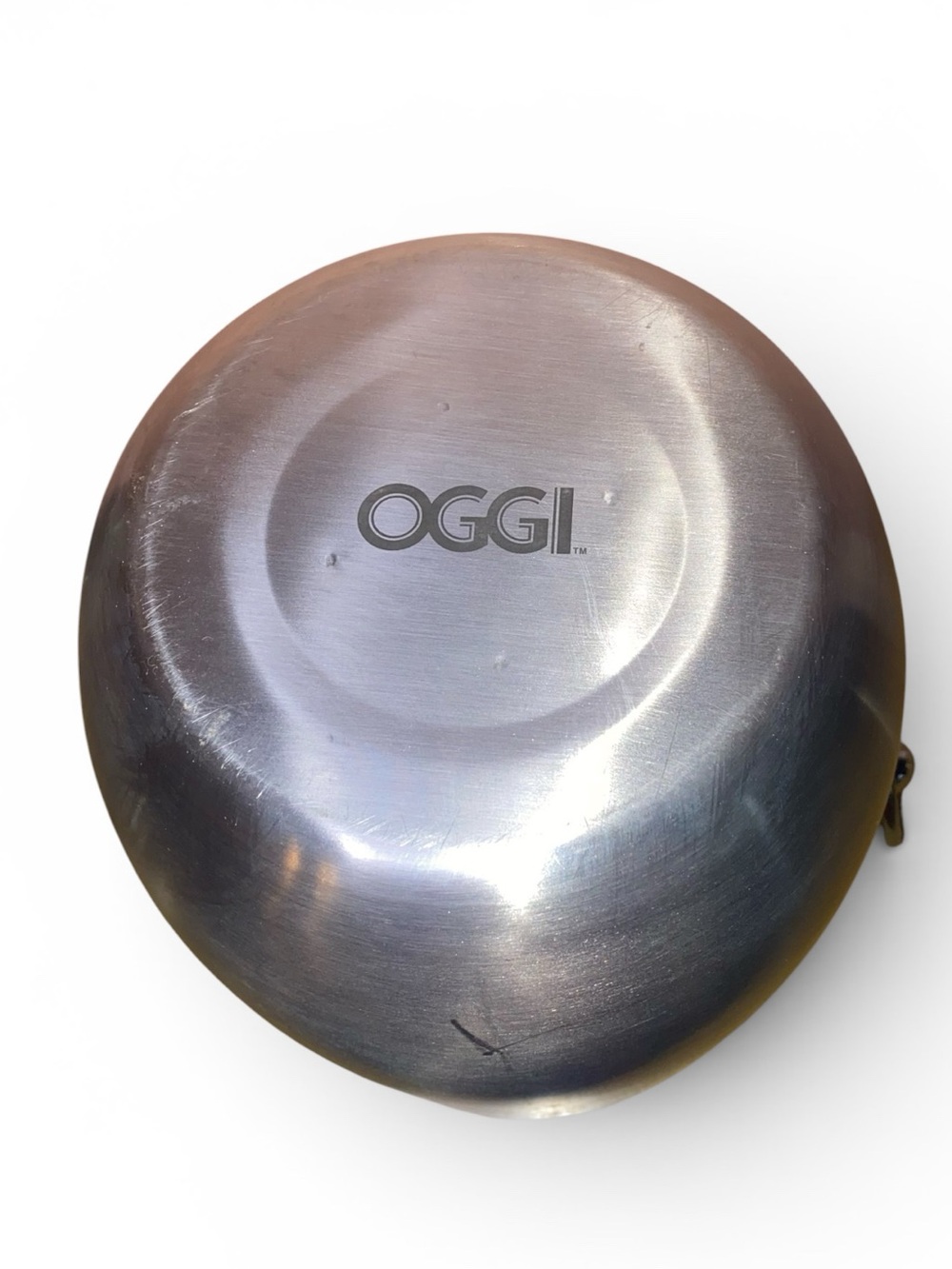 OGGI Stainless Steel Ice Bucket Bottle Chiller with Tongs Brushed Satin 7”x 7” - Picture 6 of 12